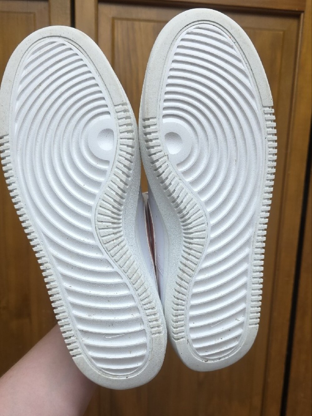 Nike Court Vision Alta Platform Sneakers White Pink Women's Size 9.5 - Picture 7 of 15